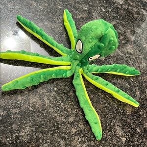 Green Octopus Dog Toy